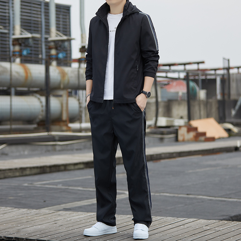 爺特(YETE)休闲运动套装男士2...